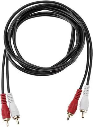 H&A 2 RCA Male to 2 RCA Male Stereo Audio Cable 6' #DR-MM-6