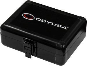 KROM COMPACT UTILITY ACCESSORY CASE IN BLACK WITH CUSTOMIZABLE INTERIOR DICED FOAM - FITS UP TO TWO PORTABLE DJ FADERS - 5" X 3" X 1.5" INTERIOR