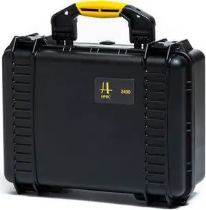 HPRC 2400 Hard Case for Atomos Shougn 7" + Accessory, Black with Yellow Handle