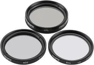 Pro Optic 37 mm Digital Essentials Filter Kit, #PRO-FL-37-KIT