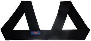 Wireless Mic Belts Shoulder Harness, Black, Large #SH-L-B