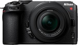 Nikon Z 30 DX-Format Mirrorless Camera with 16-50mm Lens with PC Software & Acc.
