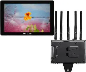 SmallHD Indie 7 HD Touchscreen Monitor w/Teradek Bolt 4K RX Module, Gold Mount