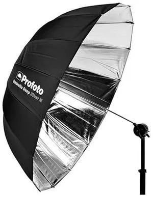 Profoto Deep and Parabolic 41" Umbrella, Medium, Silver #100987