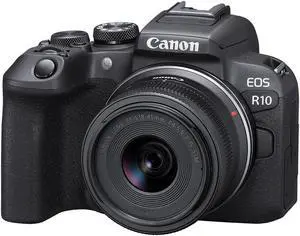 Canon EOS R10 Mirrorless Camera w/RF-S18-45mm f/4.5-6.3 is STM Lens Kit
