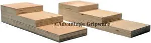 Advantage Gripware 1x5x11.25" Track Stair Block, Pair