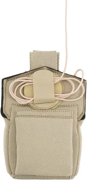 Wireless Mic Belts Belt Pac v2 for Shure ADX1M Transmitter, Tan #BP-SH-ADX1M-T
