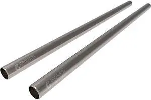 Bright Tangerine 18" Drumstix 19mm Sterling Titanium Support Rods, Pair