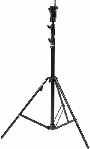 Matthews 4-Section Aluminum Combo Stand, 25lbs Capacity, 124" Maximum Height, 48" Minimum Height, Black