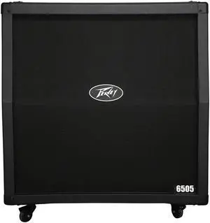 Peavey 6505 4x12" Slant Guitar Speaker Cabinet, 300W Mono/150W Stereo Power, 8 Ohms Stereo/16 Ohms Mono Impedance, 1/4" Inputs, Single