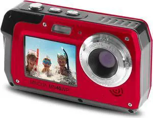 Minolta MN40WP-R 48.0-Megapixel Waterproof Digital Camera (Red)