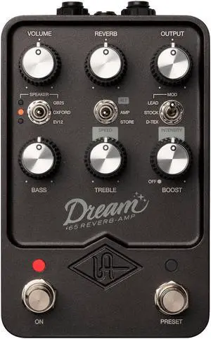 Universal Audio UAFX Dream '65 Reverb Guitar Amplifier Pedal