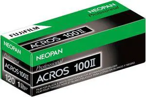 Fujifilm Neopan 100 Acros II Black and White Negative Film, 120 Roll Film