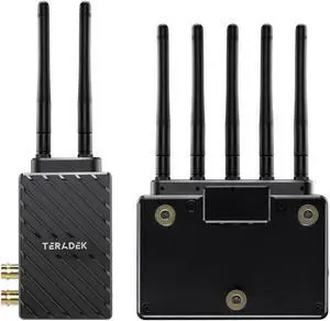 Teradek Bolt 6 LT 750 3G-SDI/HDMI Wireless Transmitter and Receiver Deluxe Kit, Gold Mount, 750' Range