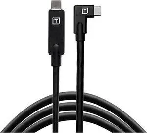 Tether Tools TetherPro USB-C to USB-C, Right Angle - Black