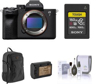 Sony Alpha a7 IV Mirrorless Digital Camera with160GB Cfexpress Card Acc Kit