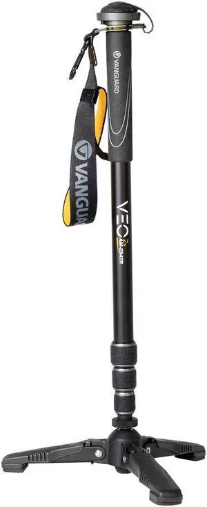 Vanguard VEO 2S AM-234TR Al Monopod with Tri-Feet & Smartphone Connector, 11 lbs