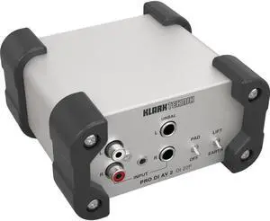 Klark Teknik DI 22P PRO DI AV 2 Passive Stereo DI Box w/ Midas Transformers