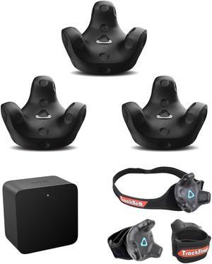 HTC 3 Pack VIVE Tracker (3.0) with Base Station 1.0, Straps #99HASS001-00 K1