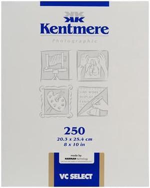 Kentmere 6009070 VC Select Paper, 8x10in, 250 Sheets