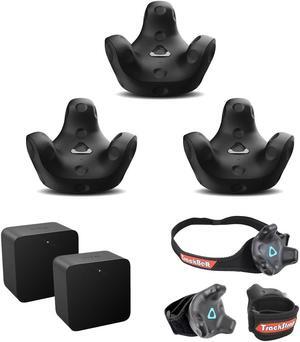 HTC 3 Pack VIVE Tracker (3.0) with 2x Base Station 1.0, Straps #99HASS001-00 K2