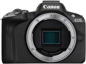Canon EOS R50 Mirrorless Camera, Black