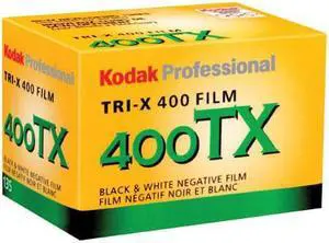 Kodak Tri-X Pan 400, TX-Pan Black & White Negative Film ISO 400, 35mm Size, 36 Exposure