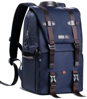 K&F Concept Multi-Functional Waterproof Camera Travel Backpack, Large, Blue