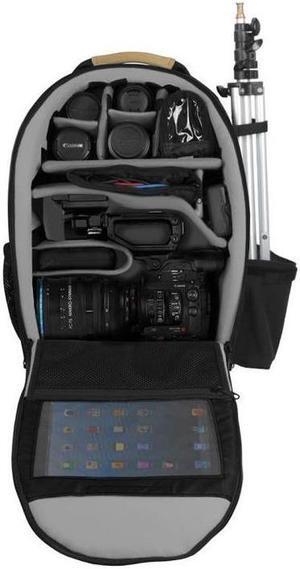 Porta Brace Backpack with Semi-Rigid Frame for Canon C300MK II Camera, Black