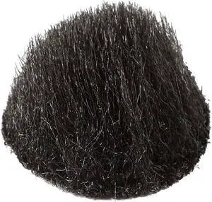 Rycote Overcovers Advanced, 26mm Round Fur Discs, No Stickies, Bag of 100, Black