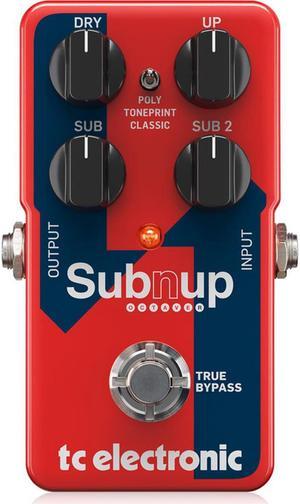 TC Electronic SUB 'N' UP OCTAVER Polyphonic Octave Pedal with Monophonic Octaver