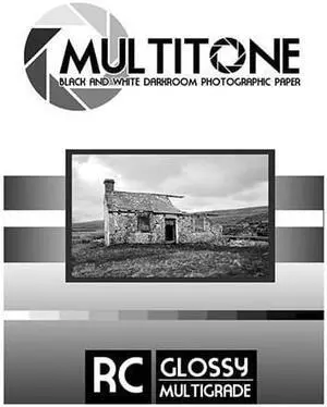 Inkpress MultiTone BW Glossy Darkroom Photographic Paper, 8x10", 25 Sheets