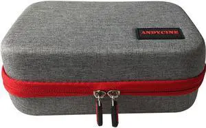 AndyCine Zippered Carry Case with EVA Foam for 7" Camera Monitors, Gray