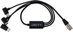 Deity Microphones SPD-HR3U 4-Pin Hirose to Triple USB-C Cable #DTS0287D64