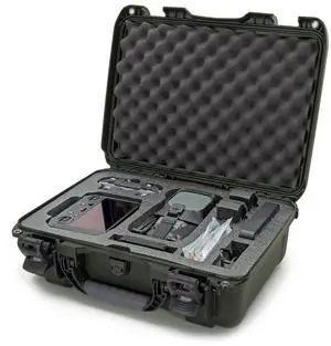 Nanuk 925 Waterproof Case with Foam Insert for DJI Mavic 3 Fly More/Cine Premium Combo, Olive