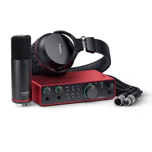 Focusrite Scarlett 2i2 Studio 3rd Gen USB Interface w/SW, with Boom Arm Focusrite Scarlett 2i2 Studio 3rd Gen USB Interface w/SW, with Boom Arm