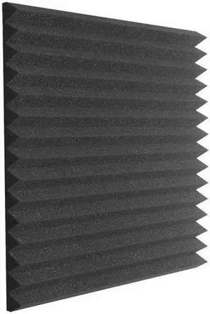 Auralex 2x24x24" Studiofoam Wedge Absorption Panels, Pair (2 Pieces), Charcoal