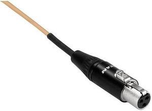 Hosa Technology Mogan Microphone Cable for AKG Transmitters, Beige, 2mm OD, 4'