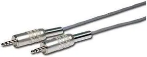 Comprehensive 35' Plenum 3.5mm Stereo Mini Male Plug to Male Plug Audio Cable