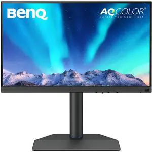 BenQ SW272Q 27-inch 2K 90W USB-C Photographer MacBook/Windows Compatible Monitor, 99% Adobe RGB, 100% sRGB, TUV Anti-Reflection Cert, 1.07 Billion Colors, 16-bit 3D LUT, Wireless Hotkey Puck