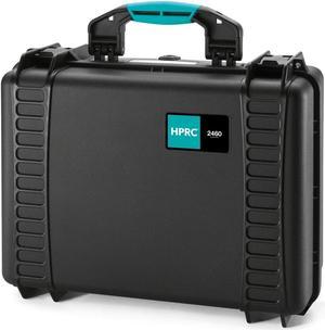 HPRC 2460E Resin Hard Case without Foam Black with Blue Handle HPRC2460EMPBLB