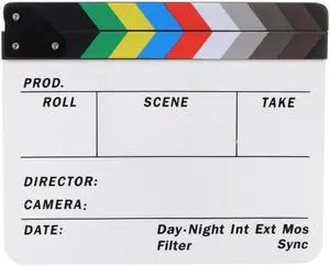 DLC Film Clapper Slate #DL-V/CCB