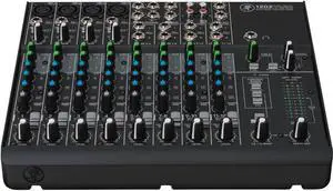 Mackie 1202VLZ4 12-Channel Compact Analog Mixer with Headphone & XLR Cable with Headphone & XLR Cable