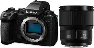 Panasonic LUMIX S5 II Mirrorless Camera with LUMIX S 85mm f/1.8 Lens for Leica L