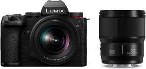 Panasonic LUMIX S5 II Camera with 20-60mm f/3.5-5.6 & 50mm f/1.8 Lenses