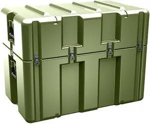 Pelican AL3620-1710 Single Hinged Lid Trunk without Foam, Olive Drab Green
