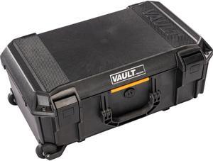 Pelican V525 Vault Rolling Case with Foam, Black #VCV525-0000-BLK