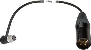 Ambient Recording TA5F90L to 3-Pin XLR Male Stereo Adapter Cable for VSLOT, 20cm