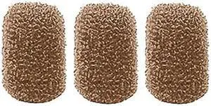 WindTech 2500P Series Windscreen, Inside Diameter .125" / 3mm, 3-Pack - Tan