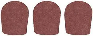 WindTech 900P Series Windscreen, Inside Diameter 1.625" / 41mm, 3-Pack - Brown